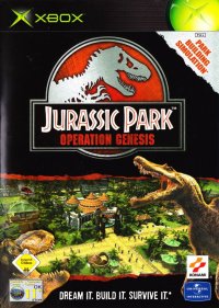 Jurassic Park Operation Genesis Xbox US box art